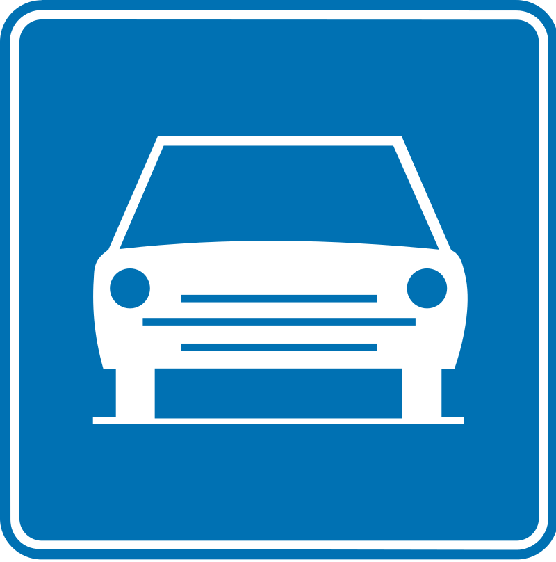 Verkeersbord Aanwijzingsbord F9 Autoweg
