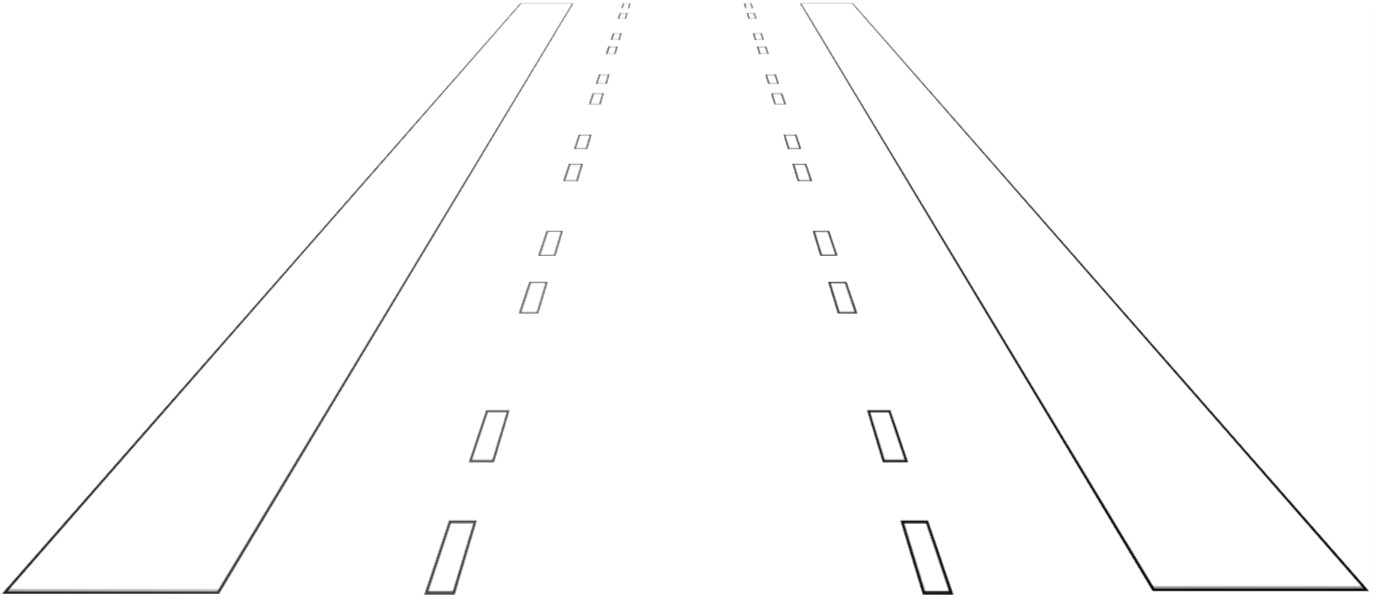 wegmarkering middenrijbaan